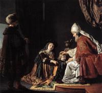 Jan Victors - Hannah Giving Her Son Samuel To The Priest